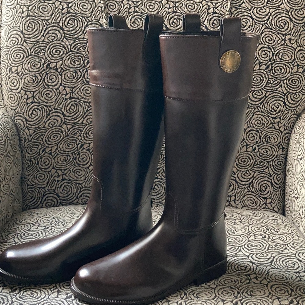 Banana Republic Rubber / Leather Boots